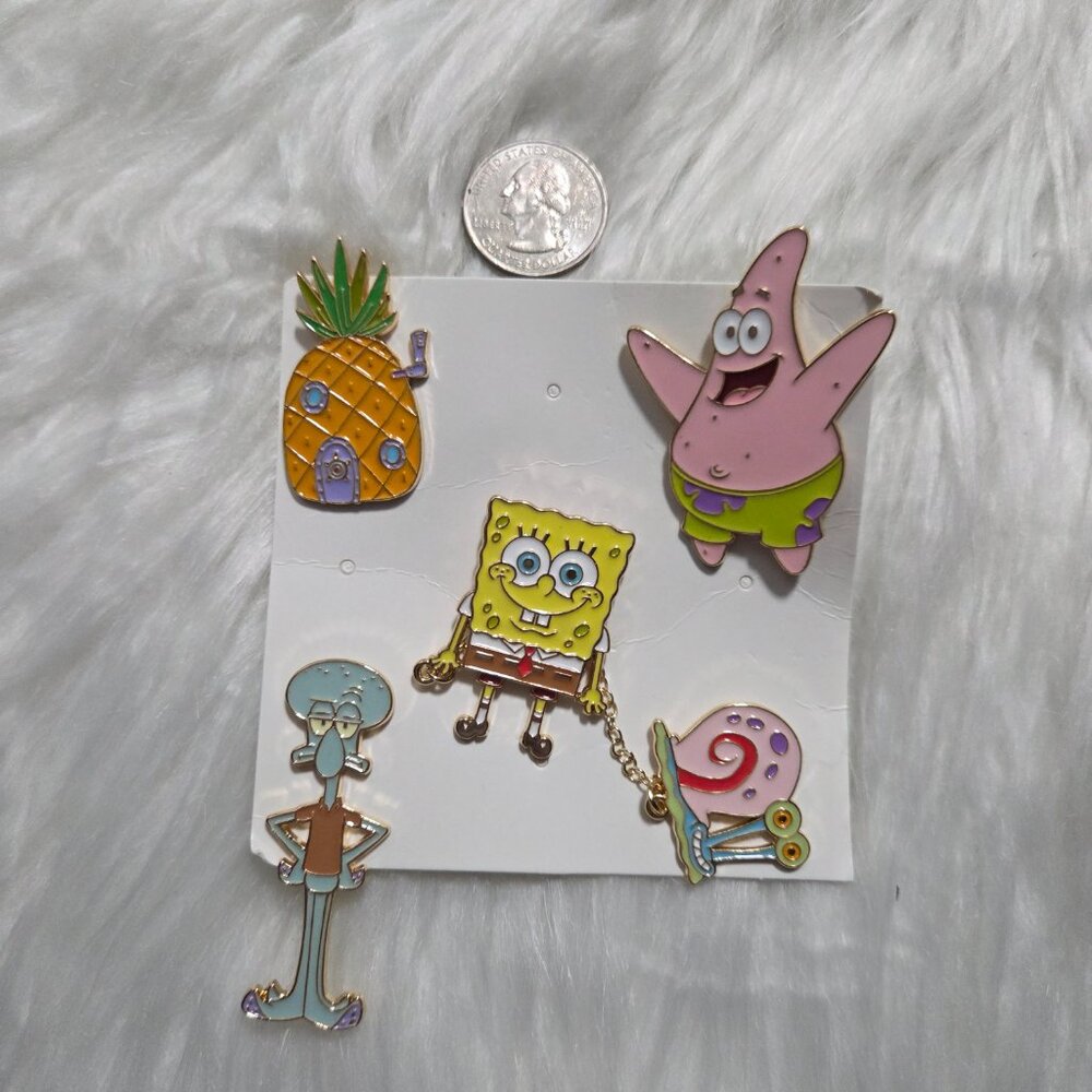 SpongeBob Squarepants Pin Set - Picture 3 of 4
